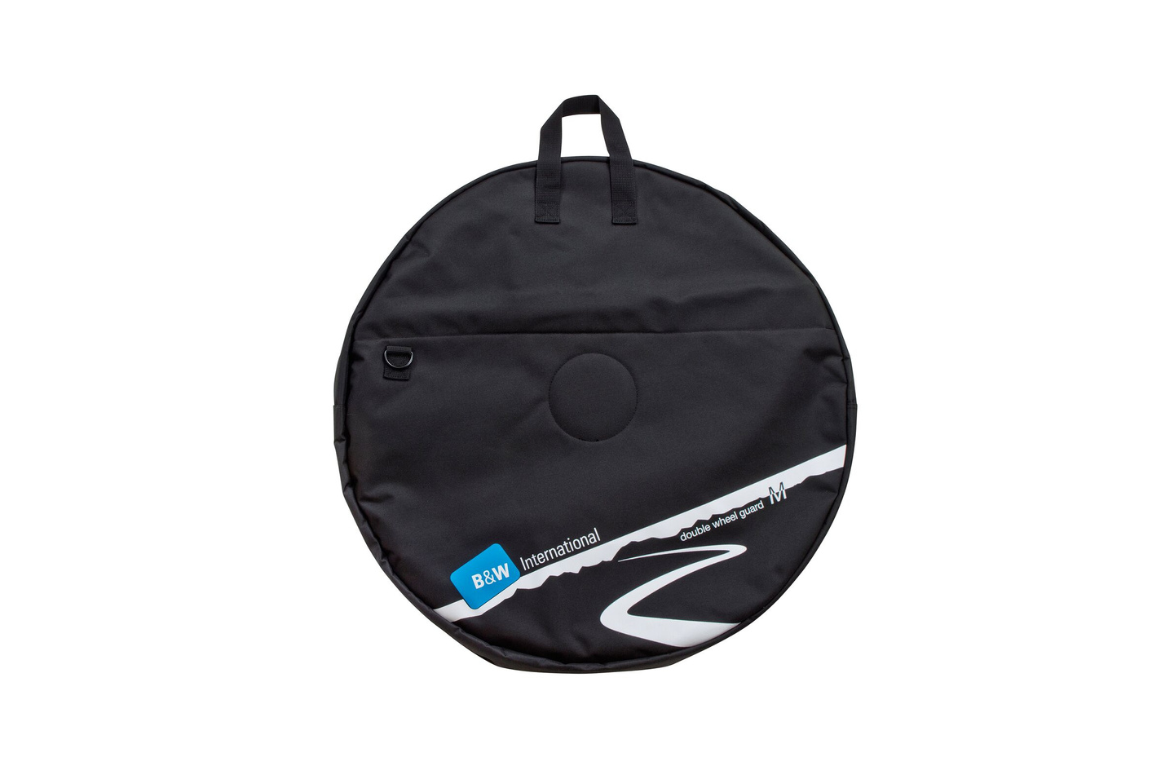 B&W Double Wheel Bag Large Black